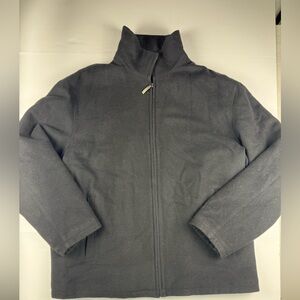Claiborne outerwear men’s wool full zip jacket size XL